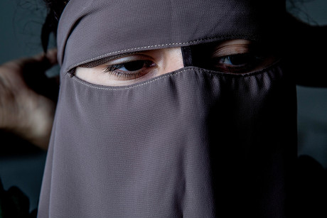 Muslim Woman Pictured Wearing Burka Editorial Stock Photo - Stock Image ...