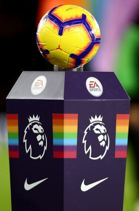 Premier League Match Ball Plinth Seen Editorial Stock Photo - Stock ...