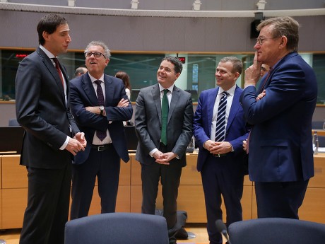 EU Eurogroup Finance ministers meeting, Brussels, Belgium - 03 Dec 2018