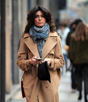 Anna Valle out and about, Milan, Italy - 30 Nov 2018