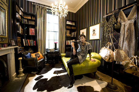 Fashion Designer Sara Berman at home, London, Britain - 11 May 2009