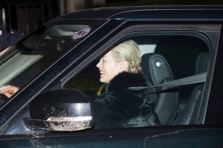 Lady Helen Taylor The Duke Of Kent's Daughter Arriving At Windsor Castle To Join Hm The Queen And Prince Phillip For A Dinner To Celebrate Their 70th Wedding Anniversary.