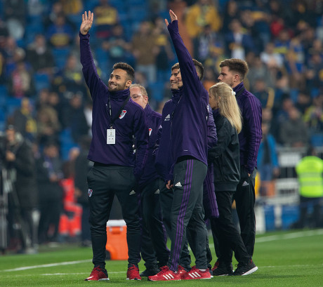 Boca Juniors Players Before Match Between Editorial Stock Photo - Stock
