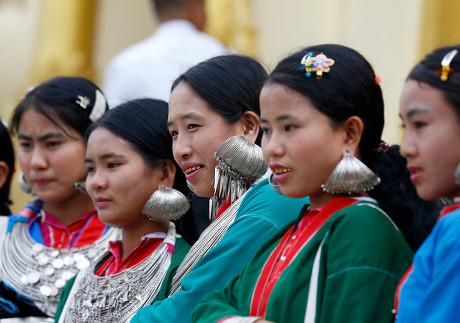 Taang Palaung Ethnic Woman Gold Teeth Editorial Stock Photo - Stock