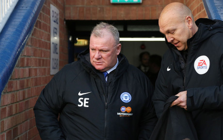 Peterborough United Manager Steve Evans Editorial Stock Photo - Stock ...