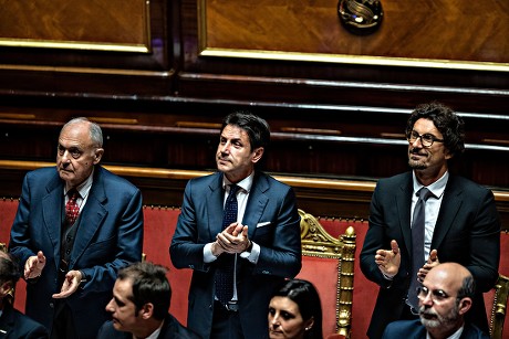 Italian Prime Minister addresses Senate, Rome, Italy - 11 Dec 2018