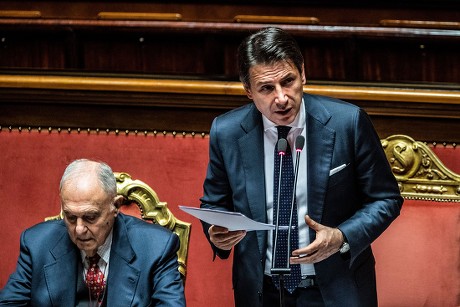 Italian Prime Minister addresses Senate, Rome, Italy - 11 Dec 2018