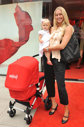 Leah Wood celebrates partnership between Bugaboo and Product (Red), Rebecca Hossack Gallery, London, Britain - 09 Sep 2009