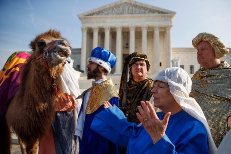 __COUNT__ Live Nativity ceremonial procession around the Supreme Court ...