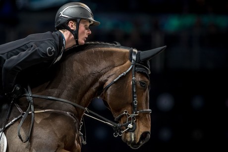 Frank Schuttert Netherlands Rides His Horse Editorial Stock Photo