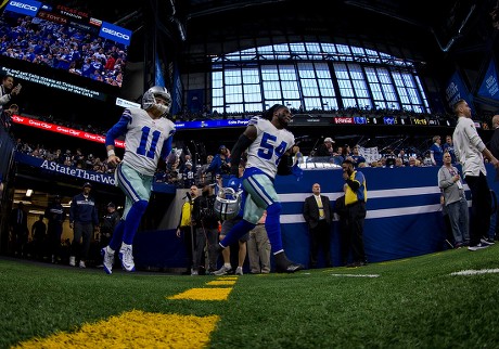 December 16, 2018: Dallas Cowboys running back Rod Smith (45) during NFL  football game action between the Dallas Cowboys and the Indianapolis Colts  at Lucas Oil Stadium in Indianapolis, Indiana. Indianapolis defeated