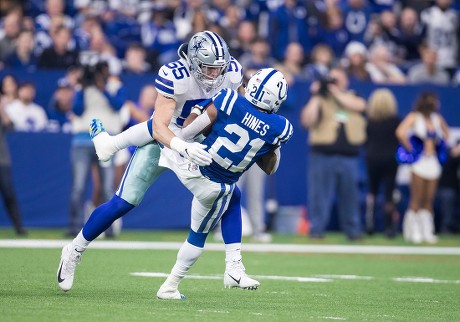 December 16, 2018: Dallas Cowboys linebacker Leighton Vander Esch (55)  during NFL football game action between the Dallas Cowboys and the  Indianapolis Colts at Lucas Oil Stadium in Indianapolis, Indiana.  Indianapolis defeated