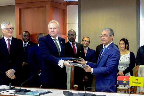 Sonangol and BP sign bilateral agreements, Luanda, Angola - 17 Dec 2018
