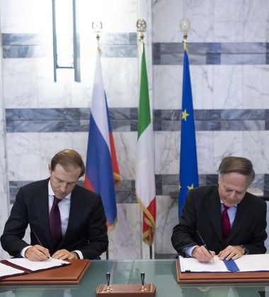 Italo-Russian Council for Economic, Industrial and Financial Cooperation, Rome, Italy - 17 Dec 2018