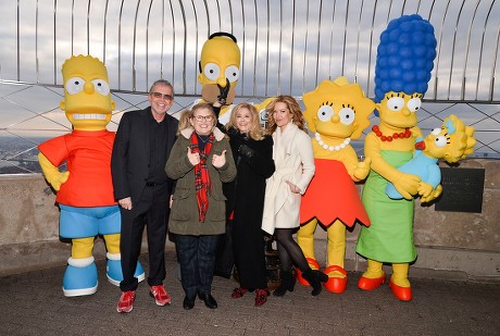 'The Simpsons' Celebrate 30th Anniversary at Empire State Building, New York, USA - 17 Dec 2018