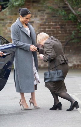 Meghan Duchess of Sussex visit to Brinsworth House, Twickenham, London ...