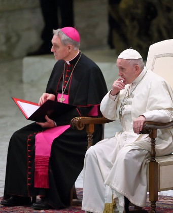 Pope Francis weekly general audience, Vatican City - 19 Dec 2018