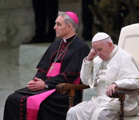 Pope Francis weekly general audience, Vatican City - 19 Dec 2018