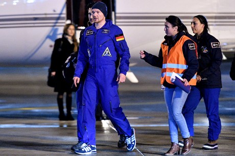 ISS commander Alexander Gerst returns, arrives at Cologne-Bonn Airport, Germany - 20 Dec 2018