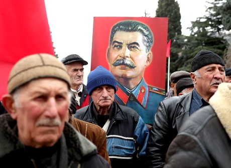 Soviet leader Josef Stalin's birthday marked in Georgia, Gori - 21 Dec ...