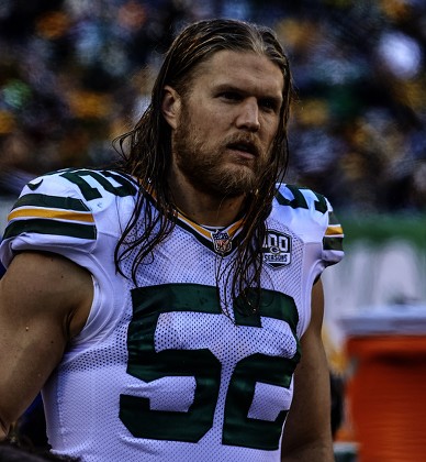 East Rutherford, New Jersey, USA. 23rd Dec, 2018. Green Bay Packers outside  linebacker Clay Matthews (52) during a NFL game between the Green Bay  Packers and the New York Jets at MetLife