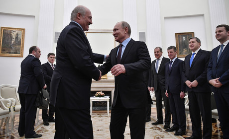 President Belarus Alexander Lukashenko Visit Russia Stock Photos ...