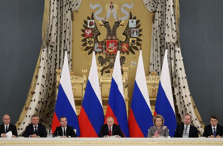 Russian President Vladimir Putin chairs a meeting of the State Council, Moscow, Russian Federation - 27 Dec 2018