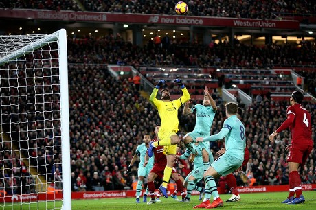 Liverpool Goalkeeper Alisson Becker 13 Gets Editorial Stock Photo ...