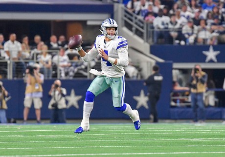 January 05, 2019: Seattle Seahawks center Justin Britt #68 during the NFL  Wildcard Playoff football game between the Seattle Seahawks and the Dallas  Cowboys at AT&T Stadium in Arlington, TX Dallas defeated