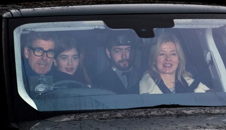 Lady Helen Windsor Arrives At Buckingham Palace For The Queen's Annual Royal Christmas Lunch. Picture - Mark Large .... 20.12.17.