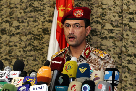 Houthi Rebels Military Wing Spokesman Brig Editorial Stock Photo ...