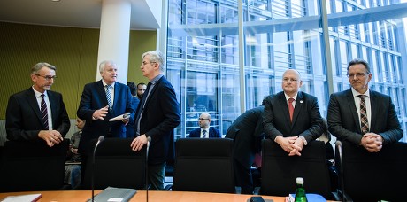 Interior minister Seehofer attends committee on internal affairs at the German Bundestag, Berlin, Germany - 10 Jan 2019