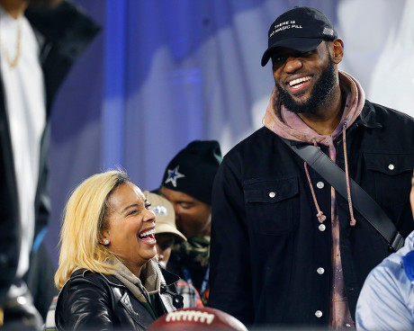 January 12, 2019 Los Angeles Lakers forward LeBron James in attendance  during the NFC Divisional Round playoff game between the game between the  Los Angeles Rams and the Dallas Cowboys at the