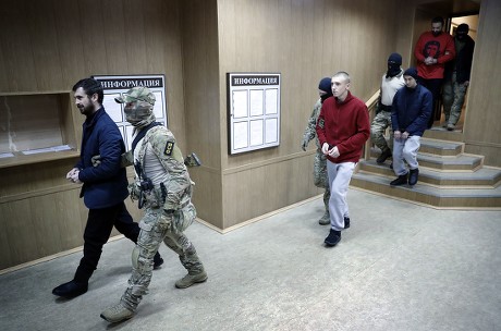 Ukrainian Navy sailors on trial in Moscow, Russian Federation - 15 Jan ...