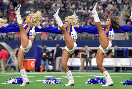 Dallas Cowboys Cheerleader during the NFL Football Game between