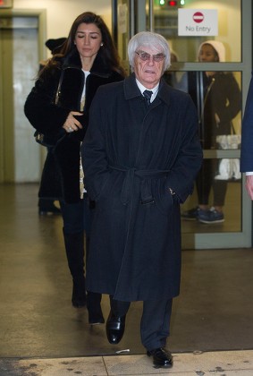 Bernie Ecclestone And His Wife Fabiana Flosi Leave The Family Court Holborn London. Petra Ecclestone Is In A Divorce And Custody Row With Her Ex Husband James Stunt 2018/01/11 Picture By Georgie Gillard.