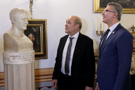French Foreign Minister Le Drian visits Malta, Valletta - 17 Jan 2019