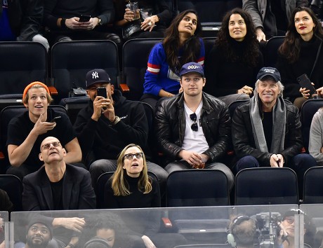 Celebrities at Chicago Blackhawks v New York Rangers, NHL ice hockey match, Madison Square Garden, New York, USA - 17 Jan 2019