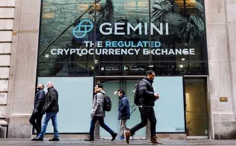 Cryptocurrency Gemini Advertising in New York, USA - 18 Jan 2019