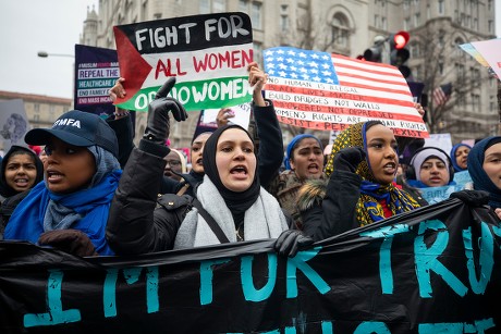 Women's March in Washington DC, USA - 19 Jan 2019
