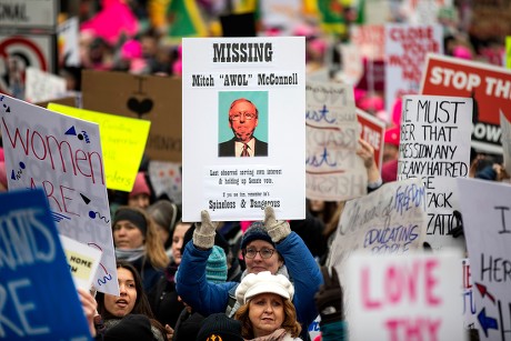 Women's March in Washington DC, USA - 19 Jan 2019