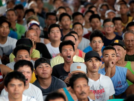 Filipinos watch Pacquaio vs Broner match, Marikina City, Philippines - 20 Jan 2019