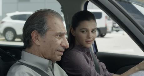 Sasson Gabai as Shlomo Abadi and Joy Rieger as Anat Abadi