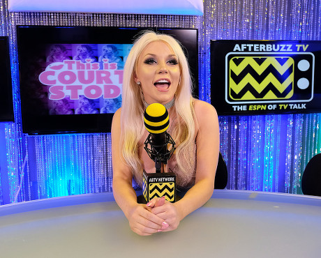 Courtney Stodden hosts her first show on AfterBuzz TV, Los Angeles, USA - 24 Jan 2019
