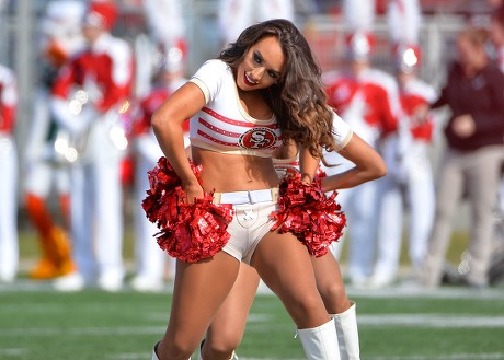 The Gold Rush cheerleaders performed - San Francisco 49ers