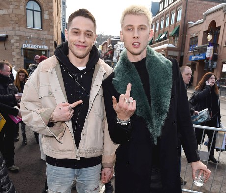 Pete Davidson Machine Gun Kelly Editorial Stock Photo - Stock Image