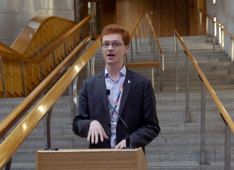 Scottish politician Ross Greer, Edinburgh, Scotland - 25 Sep 2018