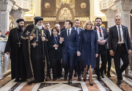 Emmanuel Macron visit to Egypt - 29 Jan 2019