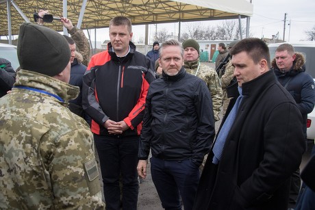 Czech Foreign Minister Tomas Petricek and Danish Foreign Minister Anders Samuelsen visit Ukraine, Mariupol - 29 Jan 2019