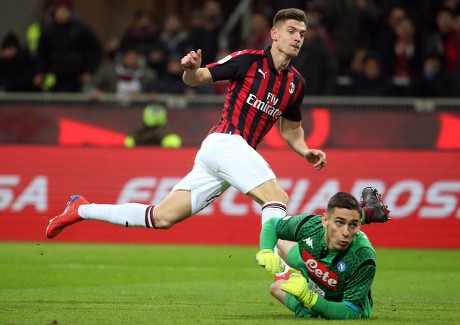 Ac Milan Vs Ssc Napoli Italy Jan Stock Pictures Editorial